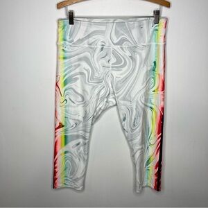 Fila sport rainbow capri leggings size XL